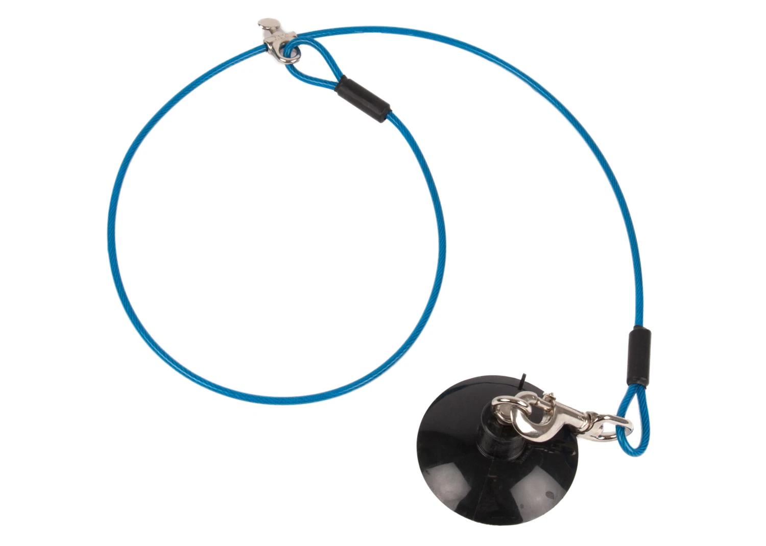Groom-X Cable Bath Restraint 100CM With Suction SS Blue 2 Groom-X Cable Bath Restraint 100CM With Suction SS Blue - Image 2
