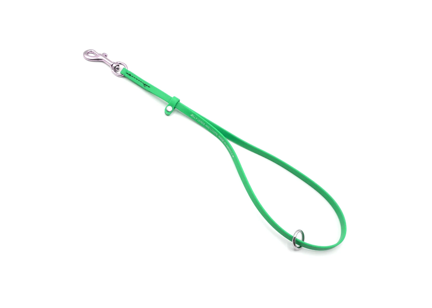 Jelly Pet Grooming Loop W/Ring Lime Green 46 Cm X 1 Cm 1 Jelly Pet Grooming Loop W/Ring Lime Green 46 Cm X 1 Cm
