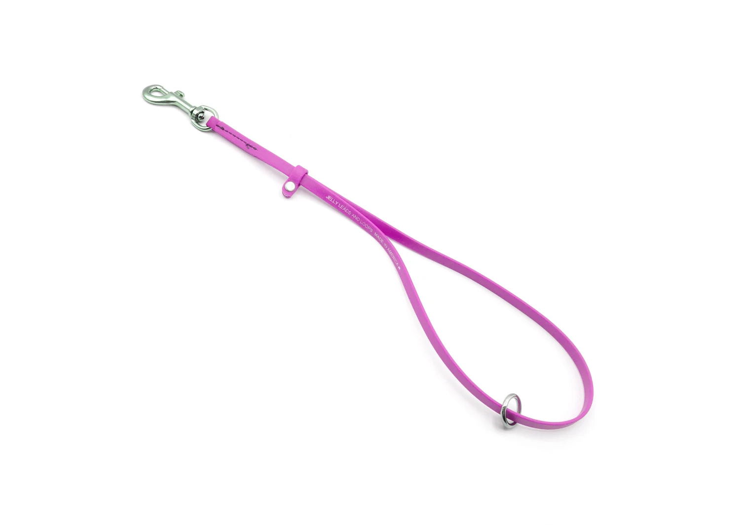 Jelly Pet Grooming Loop W/Ring Neon Pink 61 Cm X 1 Cm 1 Jelly Pet Grooming Loop W/Ring Neon Pink 61 Cm X 1 Cm