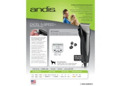 Andis Excel 5-speed+ Detachable Blade Clipper #10 Blade Corded Clipper -Skin Care Products Store 21and096 5 6xzpotp5owm6dqsn