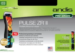 Andis Pulse ZR II 5-Speed Limited Edition Flora Cordless Clipper With #10 Blade -Skin Care Products Store 21and107 6 tifciolvnnyulh0f