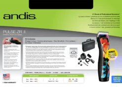 Andis Pulse ZR II 5-Speed Limited Edition Flora Cordless Clipper With #10 Blade -Skin Care Products Store 21and107 7 jaa5jkjyjqpatzwk