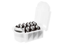 Heiniger Metal Snap-on Comb Set Of 9 Pieces