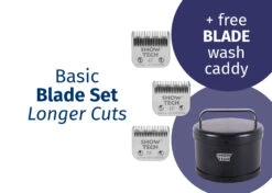 Show Tech Pro Blades Basic Blade Set Longer Cuts 3 Pieces