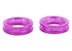 Show Tech Finger Ring 20 Mm Purple Glitter Scissor Rings 2 Pcs