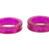 Show Tech Finger Ring 21 Mm Purple Glitter Scissor Rings 2 Pcs