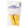 Show Tech Rubber Stripping Thimbles 10 Pcs 2 Yellow