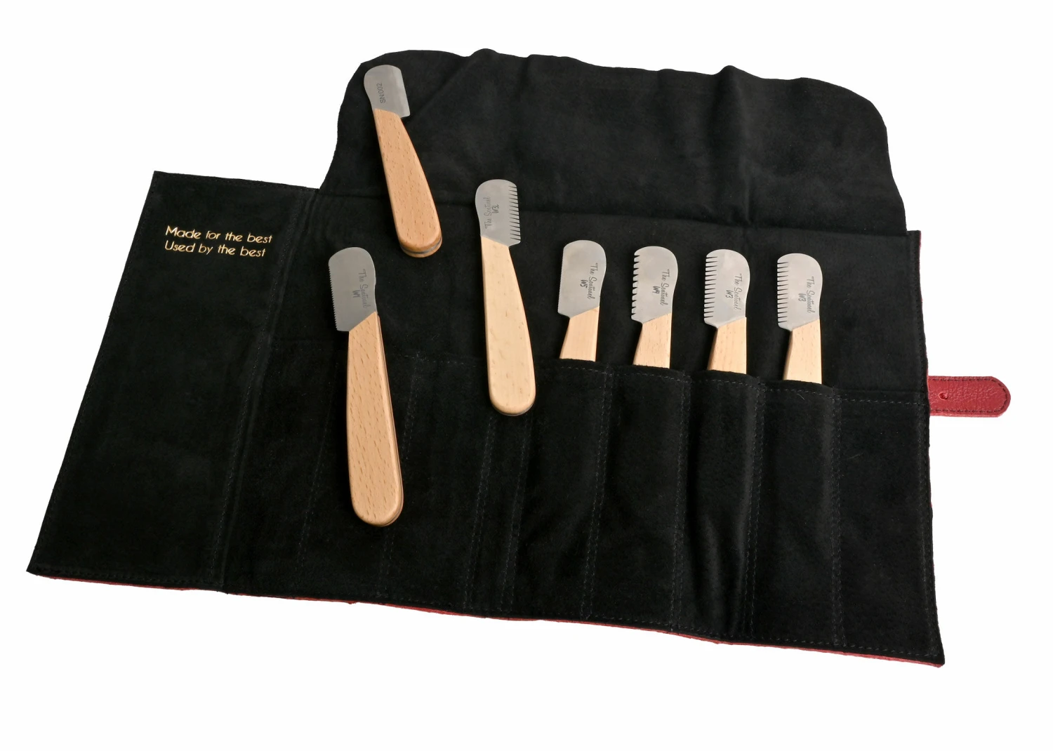 The Sentinel Leather Pouch Ruby Red S 8 The Sentinel Leather Pouch Ruby Red S - Image 8