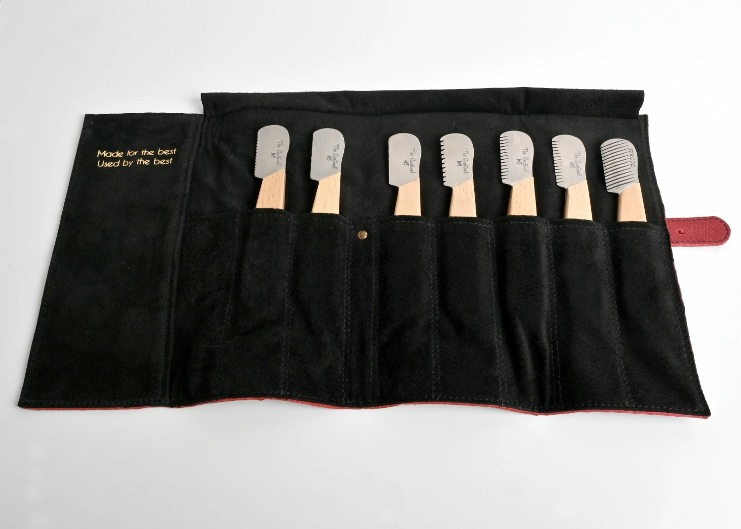 The Sentinel Leather Pouch Ruby Red S 10 The Sentinel Leather Pouch Ruby Red S - Image 10