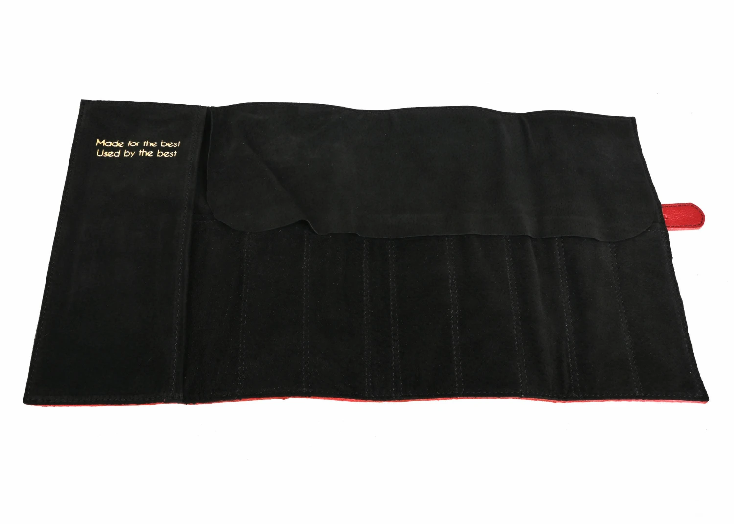 The Sentinel Leather Pouch Ruby Red S 4 The Sentinel Leather Pouch Ruby Red S - Image 4