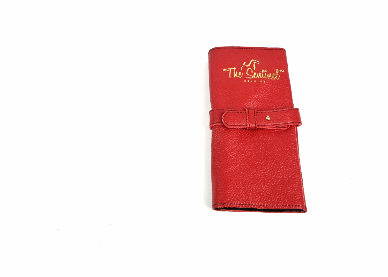 The Sentinel Leather Pouch Ruby Red S 7 The Sentinel Leather Pouch Ruby Red S - Image 7