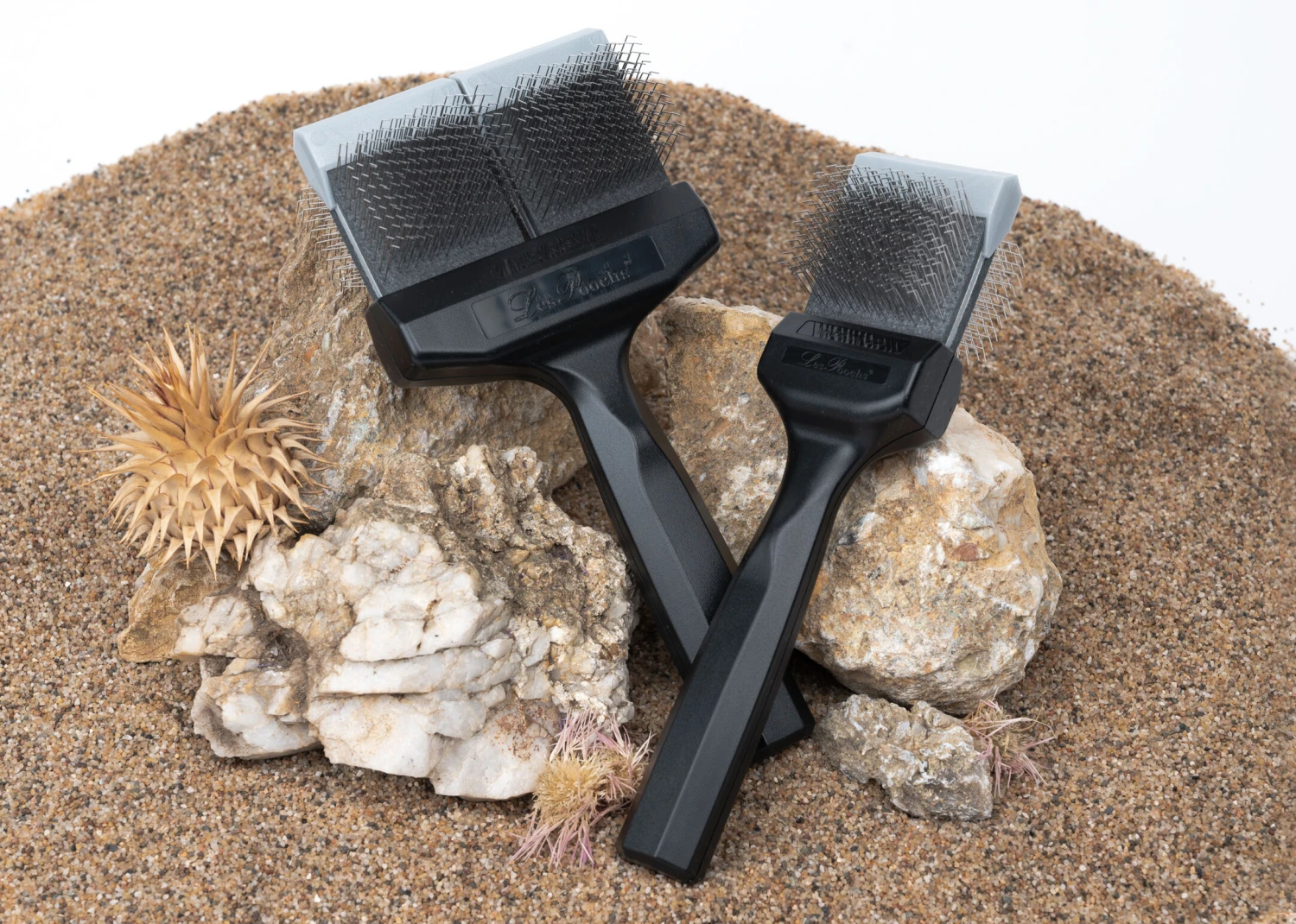 Les Poochs Slicker Double Firm Silver 2 Les Poochs Slicker Double Firm Silver - Image 2