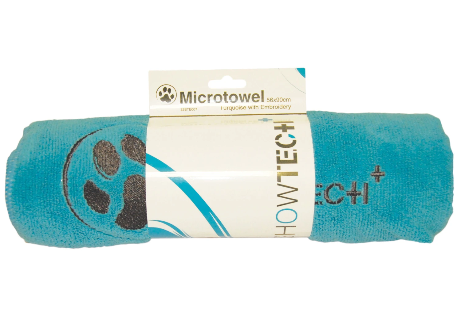 Show Tech+ Microfibre Towel Turquoise 56x90cm 4 Show Tech+ Microfibre Towel Turquoise 56x90cm - Image 4