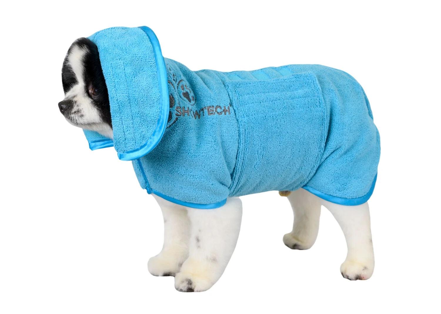 Show Tech+ Active Microfiber Coat Turquoise XXS 2 Show Tech+ Active Microfiber Coat Turquoise XXS - Image 2