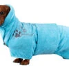 Show Tech+ Active Microfiber Coat Turquoise Mini Dachshund