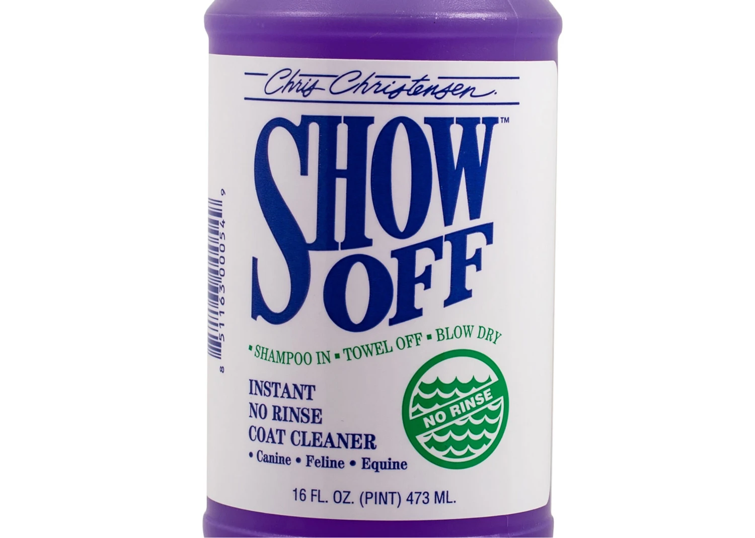 Chris Christensen Systems Show Off No Rinse Shampoo 473 Ml 2 Chris Christensen Systems Show Off No Rinse Shampoo 473 Ml - Image 2