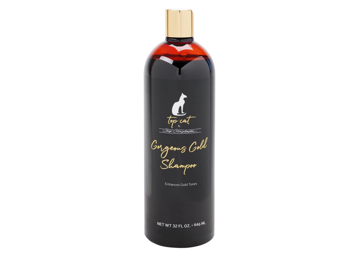 Chris Christensen Systems Topcat Gorgeous Gold Shampoo 946 Ml 1 Chris Christensen Systems Topcat Gorgeous Gold Shampoo 946 Ml