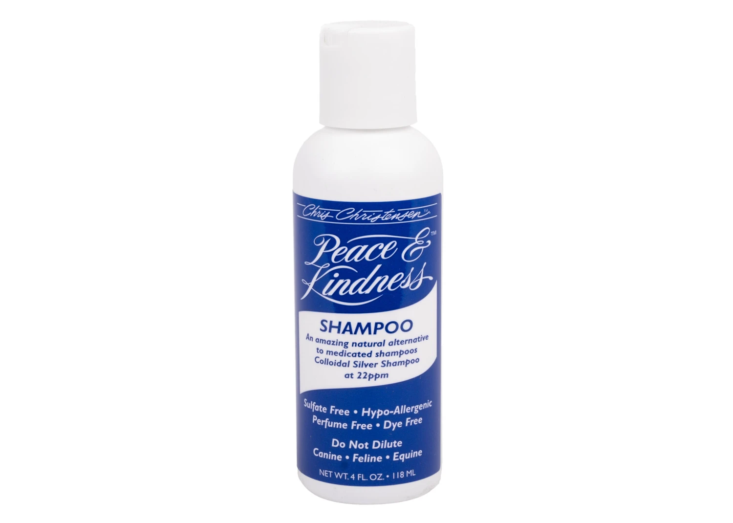 Chris Christensen Systems Peace & Kindness Colloidal Silver Shampoo 118 Ml 1 Chris Christensen Systems Peace & Kindness Colloidal Silver Shampoo 118 Ml