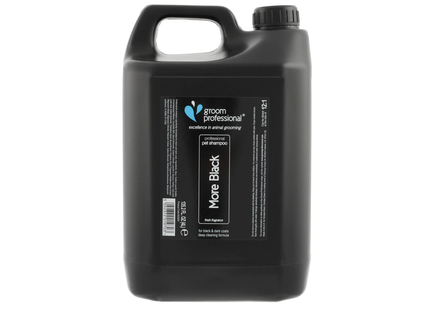 Groom Professional More Black Shampoo 4 L 1 Groom Professional More Black Shampoo 4 L