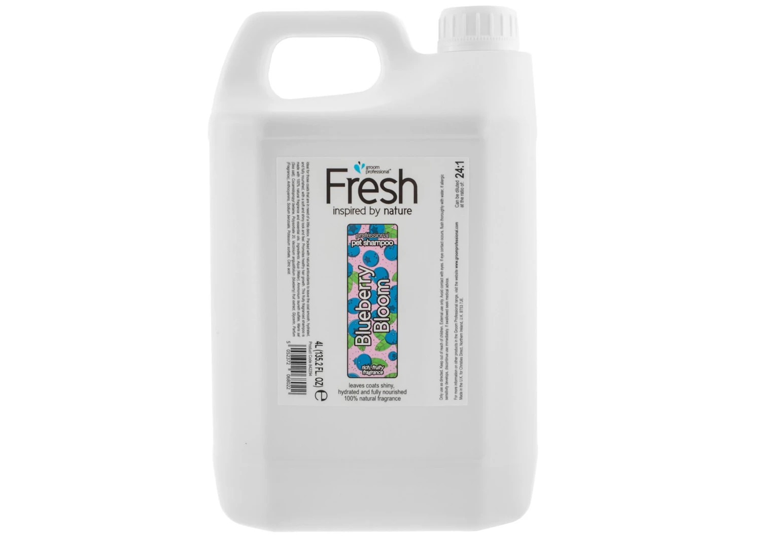 Groom Professional Fresh Blueberry Bloom Shampoo 4 L 1 Groom Professional Fresh Blueberry Bloom Shampoo 4 L