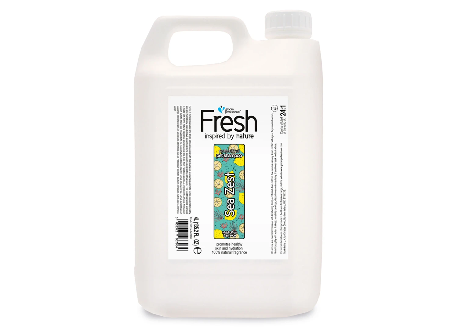 Groom Professional Fresh Sea Zest Shampoo 4 L 1 Groom Professional Fresh Sea Zest Shampoo 4 L