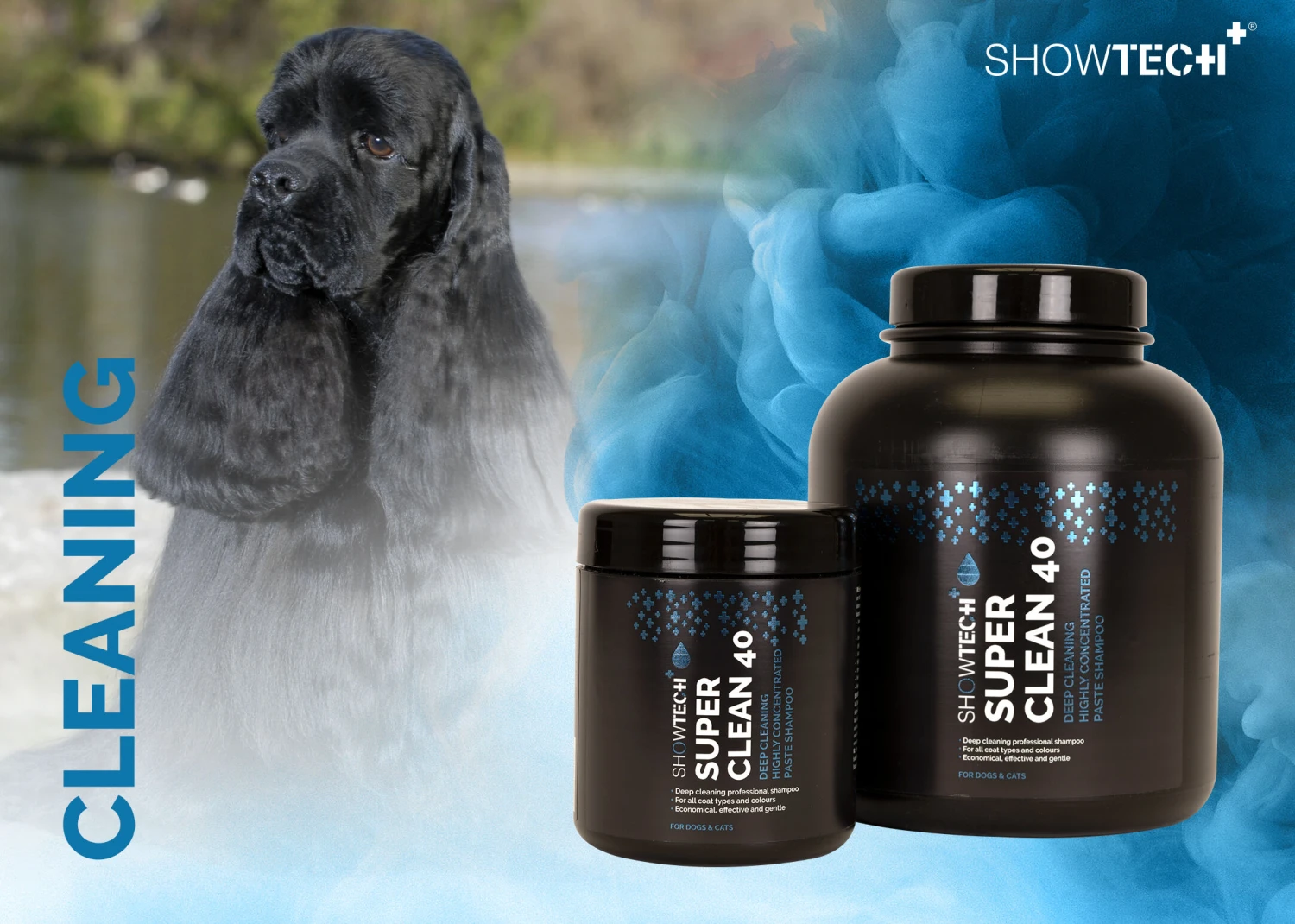 Show Tech+ Super Clean 40 Shampoo 100 Ml 2 Show Tech+ Super Clean 40 Shampoo 100 Ml - Image 2