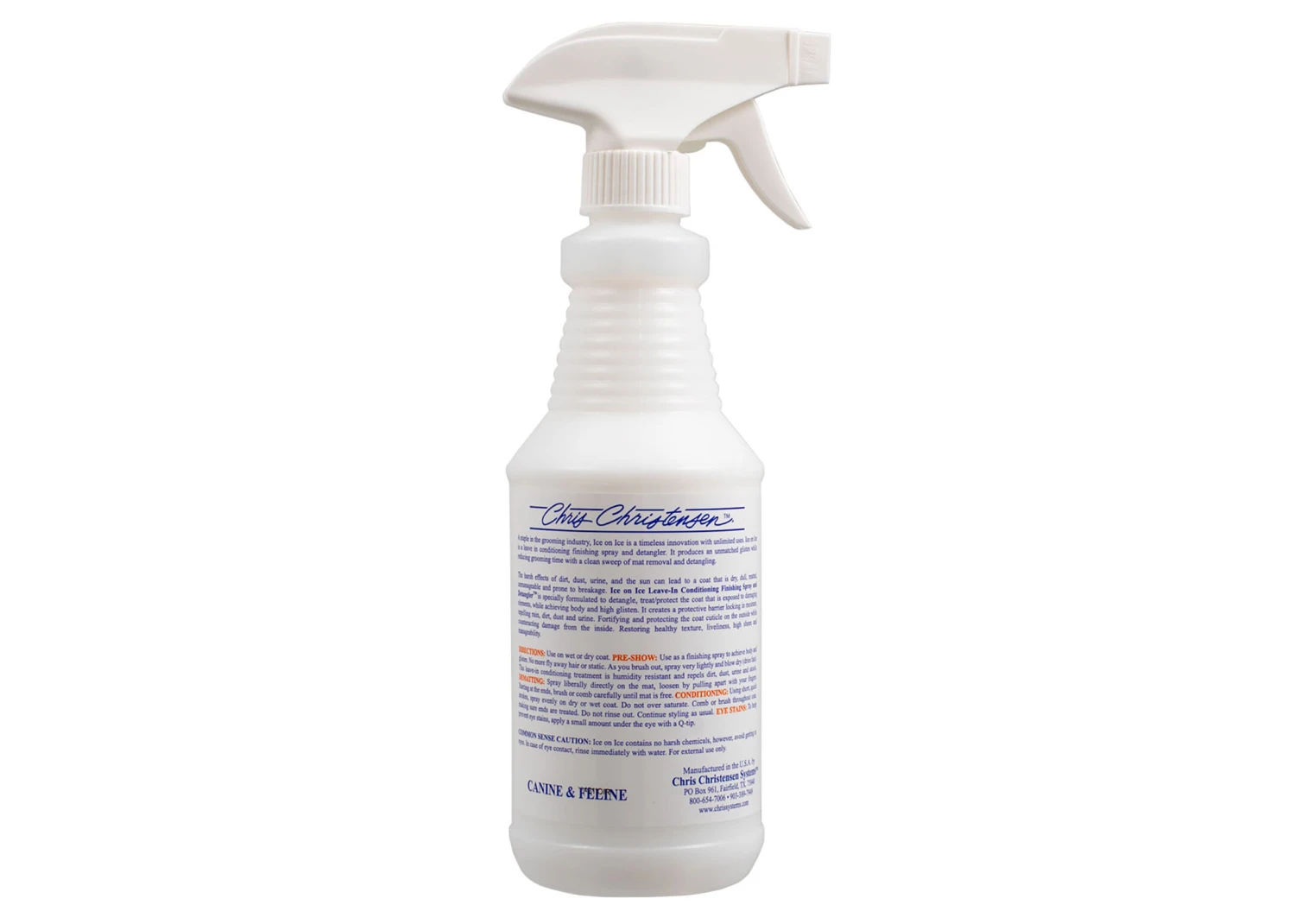 Chris Christensen Systems Ice On Ice Ready To Use 473 Ml Finishing Spray - Leave-in Conditioner 2 Chris Christensen Systems Ice On Ice Ready To Use 473 Ml Finishing Spray - Leave-in Conditioner - Image 2