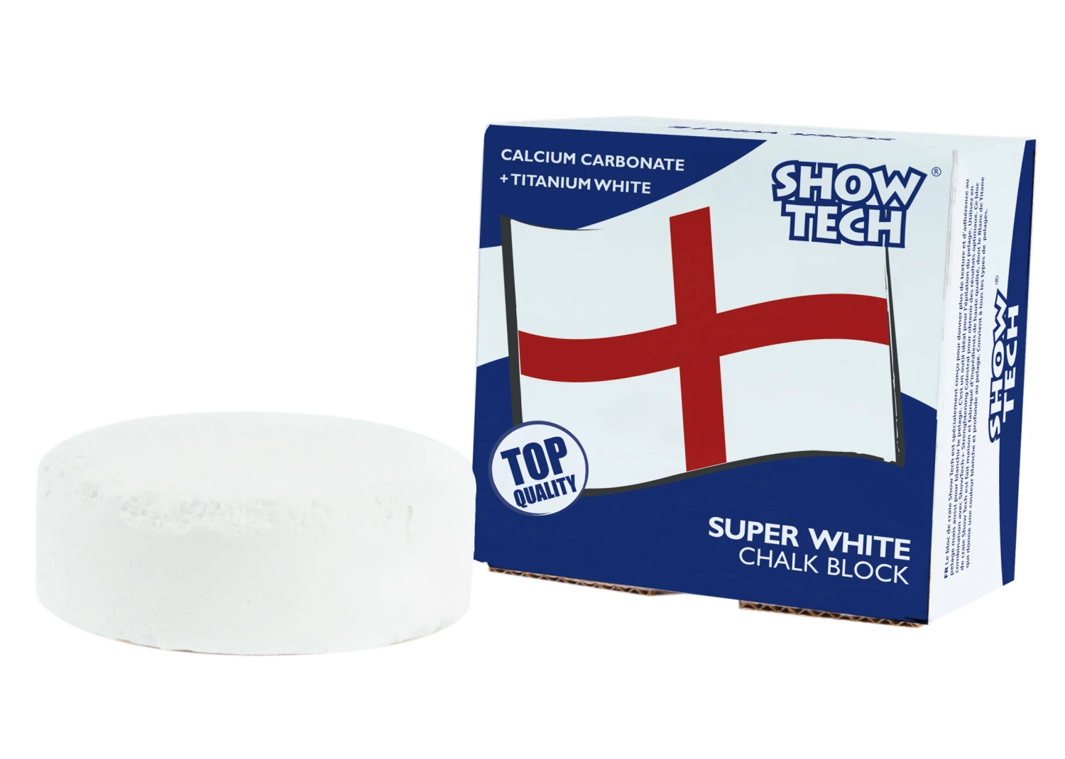 Show Tech English Chalk Block Round Super White Chalk Block 1 Show Tech English Chalk Block Round Super White Chalk Block