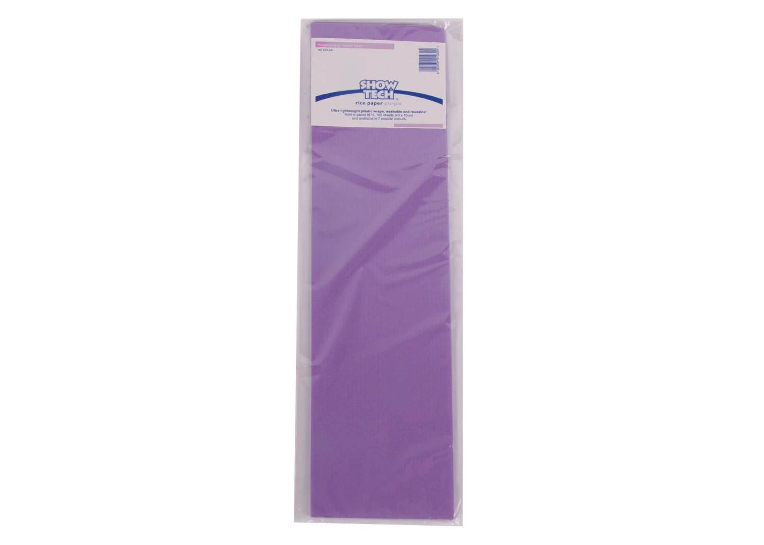Show Tech Rice Paper Purple 100 Pcs Wrapping Paper 1 Show Tech Rice Paper Purple 100 Pcs Wrapping Paper