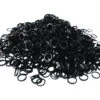 Show Tech Latex Bands Medium Black - 1000 Pcs Top Knot Bands