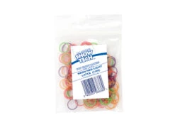 Show Tech Latex Bands Neon Medium-Light - 100 Pcs Top Knot Bands