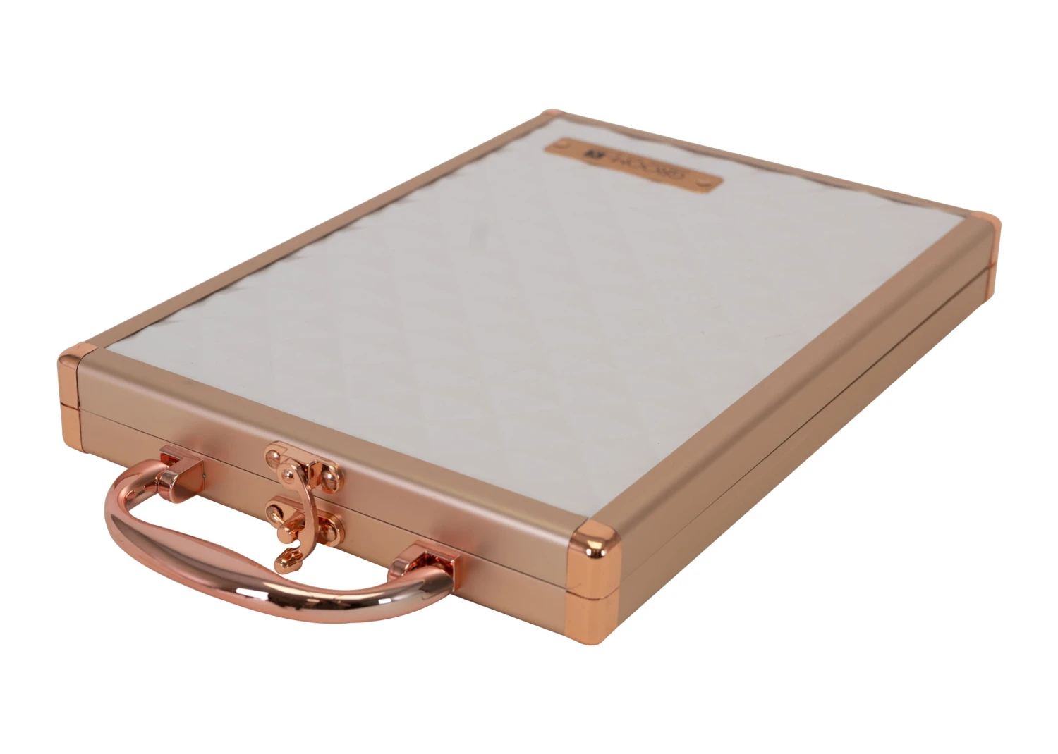 Groom-X Scissor Case Mini Diamond Pattern White 1 Groom-X Scissor Case Mini Diamond Pattern White