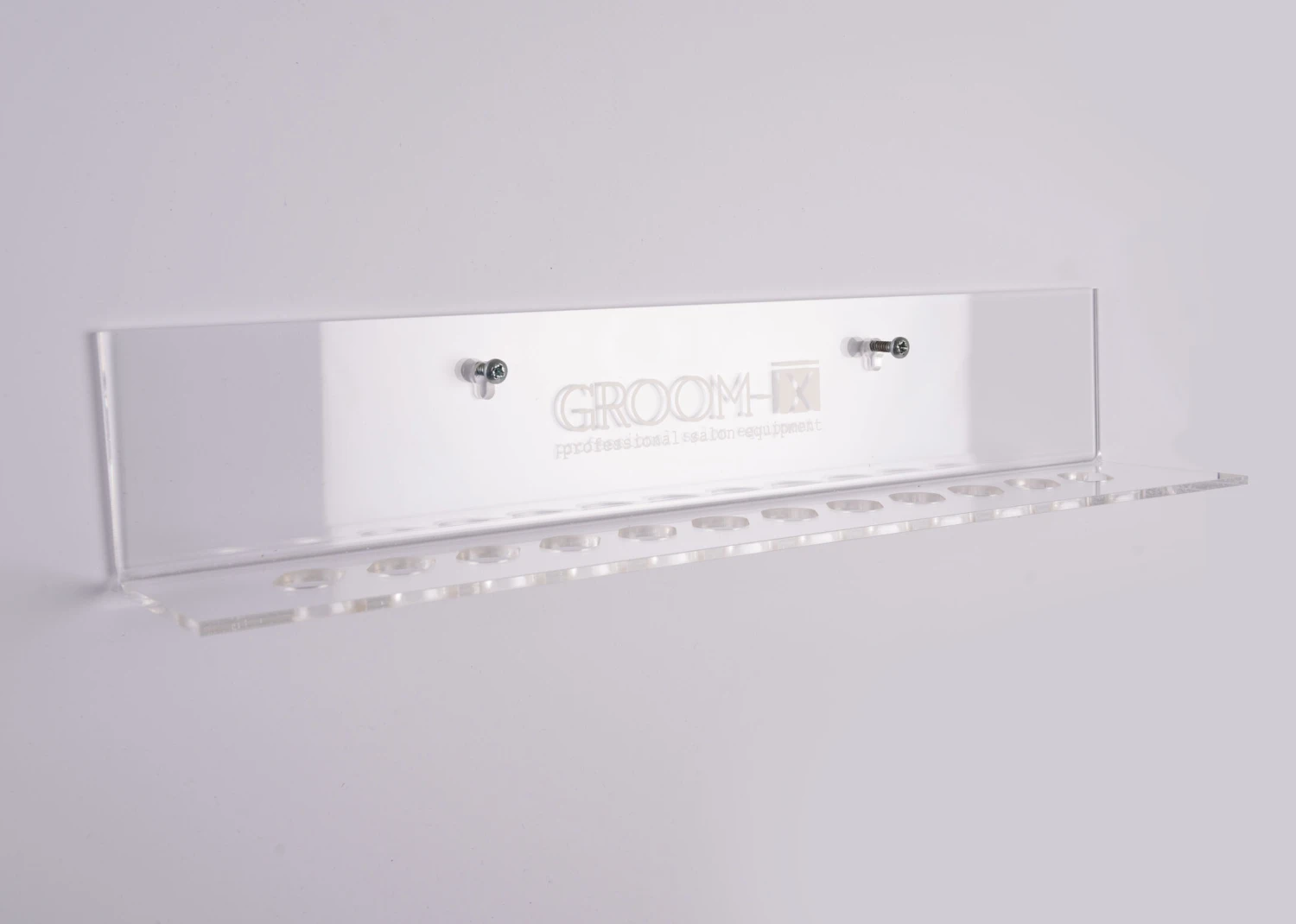 Groom-X Wall Mounted Plexi Scissor Holder For 12 Scissors 3 Groom-X Wall Mounted Plexi Scissor Holder For 12 Scissors - Image 3